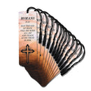 Dicksons Inspirational Christian Tassel Bookmark for Books, Bible Study, Journals 2 x 6 Inch Card Stock Cross God of Hope Pack of 12