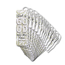 Dicksons Inspirational Christian Tassel Bookmark for Books, Bible Study, Journals 2 x 6 Inch Card Stock God is Good Pack of 12