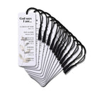 Dicksons Inspirational Christian Tassel Bookmark for Books, Bible Study, Journals 2 x 6 Inch Card Stock God Says I Am Pack of 12