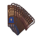 Dicksons Inspirational Spanish Christian Tassel Bookmark for Books, Bible Study, Journals 2 x 6 Inch Card Stock Yo Y Mi Casa Pack of 12