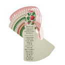 Dicksons Beautifully Perfect Survivor Pink Floral 6 inch Paper Bookmark Pack of 12