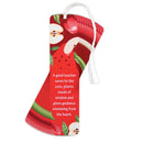 Dicksons Good Teacher Apple Red 6 x 1.5 Inch Paper and Tassel Place Keeper Bookmark Pack of 12