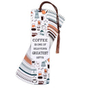 Dicksons Coffee Heaven's Greatest Brown and White 6 x 1.5 Inch Paper and Tassel Place Keeper Bookmark Pack of 12