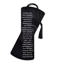 Dicksons Thoughtful Word Or Deed Black 6 x 1.5 Inch Paper and Tassel Place Keeper Bookmark Pack of 12