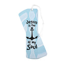 Dicksons Jesus is The Anchor of My Soul 6 Inch Blue Cardstock Paper Tasseled Bookmark Placekeeper Set of 12