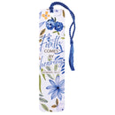 Dicksons Inspirational Christian Tassel Bookmark for Books and Novels 1.5 x 6 Inch Laminated Paper Floral Faith Comes by Hearing Pack of 12