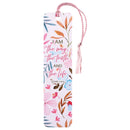 Dicksons Inspirational Christian Tassel Bookmark for Books and Novels 1.5 x 6 Inch Laminated Paper Floral I am The Way Pack of 12