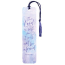 Dicksons Inspirational Christian Tassel Bookmark for Books and Novels 1.5 x 6 Inch Laminated Paper Lord is with ME Pack of 12