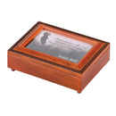 Dicksons Renew Their Strength Woodgrain Finish 8 x 6 Inch Acrylic Music Jewelry Box Plays Amazing Grace