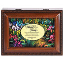 Dicksons, Classic Hymns, Inspirational Christian, Rope Trim Framed, Keepsake Music Box, Jewelry Organizer, Plays Tune From Song, What a Friend We Have In Jesus