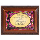 Dicksons, Classic Hymns, Inspirational Christian, Rope Trim Framed, Keepsake Music Box, Jewelry Organizer, Plays Tune From Song, How Great Thou Art