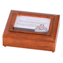 Dicksons BOXRBJEW-106 Woman Of God I Know That I Can Do All Things Woodgrain 7.75 x 9.5 Plastic Velvet Lined Keepsake Jewelry Storage Box Holds 7 x 5 Photo