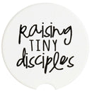 Dicksons Raising Tiny Disciples Black and White 2.5 inch Ceramic Car Coasters Set of 2