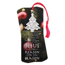 Dicksons Christmas Holiday Tassel Bookmark for Books and Novels 6.25 x 2.5 Inch Paper with Embellished Metal Charm Jesus is The Reason Pack of 6