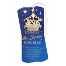 Dicksons Christmas Holiday Tassel Bookmark for Books and Novels 6.25 x 2.5 Inch Paper with Embellished Metal Charm Christ is Born Pack of 6