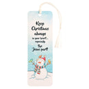 Dicksons Christmas in Your Heart 6 Inch Paper Keepsake Bookmark with Tassel Pack of 12