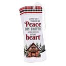 Dicksons Christmas Holiday Tassel Bookmark for Books and Novels 2 x 6 Inch Paper Cabin Peace on Earth Pack of 12