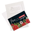 Dicksons Reason For The Season Red and Black 5 x 7 Inch Paper Greeting Cards Boxed Set of 12