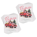 Dicksons Christmas Stationary Greeting Card With Envelopes 7.5 x 5.5 Inch Paper Truck With Tree Pack of 12