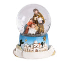 Dicksons Tabletop Snow Globe Holiday Christmas Décor 2.25 x 2.75 Inch Glass with Resin Base Holy Family Bethlehem