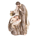 Dicksons Individual Christmas Nativity Figurine 2.5 x 5.25 Inch Resin Wood Grain Finish Holy Family
