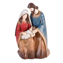 Dicksons Individual Christmas Nativity Figurine 3.25 x 6 Inch Resin Holy Family Wood Grain Finish