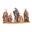 Dicksons Individual Christmas Nativity Figurine 5.75 x 10.25 Inch Resin Traditional Holy Family