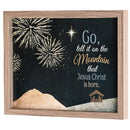 Dicksons Go Tell It On The Mountain 15 x 12 Inch Decorative Hanging Wall Art or Tabletop Sign