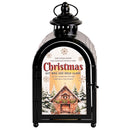 Dicksons Decorative Christmas Candle Lantern with LED Tealight 5.5 x 11 Inch Metal and Glass Those Not with Us