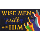 Dicksons Wise Men Still Seek Him Black and Gold Tone 5 x 2.75 Inch Magnet Refrigerator Magnet