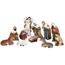 Dicksons Nativity Scene Figurines Christmas Décor 1.5 x 3.5 Inch Resin Holy Family and Animals Set of 11