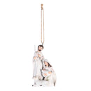 Dicksons Decorative Holiday Hanging Christmas Tree Ornament 2 x 3.5 Inch Resin Traditional Holy Family Lamb