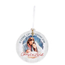 Dicksons Decorative Holiday Hanging Christmas Tree Ornament 4 x 4.25 Inch MDF Come Let Us Adore Him