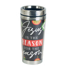 Dicksons Reason For The Season 16 Ounce Stainless Steel Insulated Christmas Travel Mug with Lid