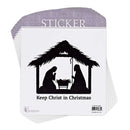 Dicksons Adhesive Christmas Sticker Decals Vinyl Holy Family in Creche Pack of 6