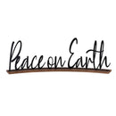 Dicksons Christmas Tabletop Figurine Festive Holiday Décor 7.25 x 22.5 Inch Metal and MDF Peace on Earth