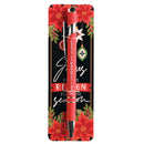 Dicksons Reason For The Season Rosy Red 5.5 Inch Metal Ballpoint Pen