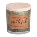Dicksons Softly Scented Inspirational Christian Jar Candle 13 Ounce Natural Soy Wax Grateful