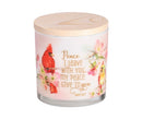 Dicksons Softly Scented Inspirational Christian Jar Candle 13 Ounce Natural Soy Wax Peace I Leave with You