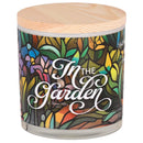 Dicksons, Classic Hymns, Inspirational Christian, 13 Ounce, 50 Ounce, Double Wick, Natural Soy Wax Jar Candle with Lid, Softly Scented, in The Garden