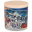 Dicksons, Classic Hymns, Inspirational Christian, 13 Ounce, 50 Ounce, Double Wick, Natural Soy Wax Jar Candle with Lid, Softly Scented, Rock of Ages
