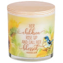 Dicksons Softly Scented Inspirational Christian Jar Candle 13 Ounce Natural Soy Wax Her Children Rise Up