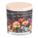 Dicksons Softly Scented Inspirational Christian Jar Candle 13 Ounce Natural Soy Wax Let Us Hold Fast