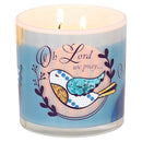 Dicksons Softly Scented Inspirational Christian Jar Candle with 50 Hour Burn Time 13 Ounce Soy Wax Double Cotton Wick Bless This House Oh Lord