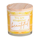Dicksons Softly Scented Inspirational Christian Jar Candle 13 Ounce Natural Soy Wax Altogether Beautiful