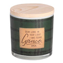 Dicksons Softly Scented Inspirational Christian Jar Candle 13 Ounce Natural Soy Wax Found Grace