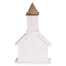 Dicksons, Classic Hymns, Inspirational Christian, 14.5 inch Tall, Table Top Decoration, Church Village Figure, Includes LED Tea Light Holder, Amazing Grace