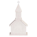 Dicksons, Classic Hymns, Inspirational Christian, 14.5 inch Tall, Table Top Decoration, Church Village Figure, Includes LED Tea Light Holder, Rock of Ages