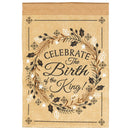 Dicksons Birth Of The King Tan and Brown 18 x 13 Inch Christmas Outdoor Garden Flag