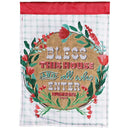 Dicksons Bless This House And All Who Enter Numbers 6:24-26 18 x 13 Inch Polyester Weather Resistant Embroidered Double-Sided Outdoor Garden Flag